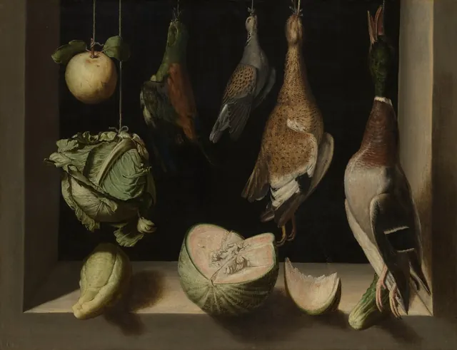 Still Life with Game Fowl — Juan Sánchez Cotán