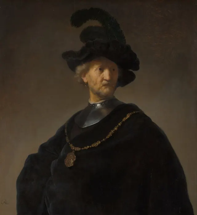 Old Man with a Gold Chain — Rembrandt van Rijn