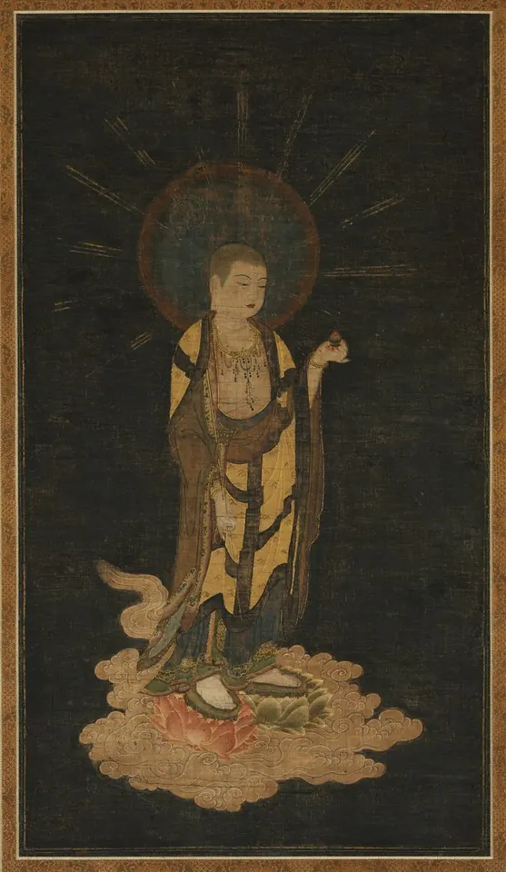 Welcoming Descent of Jizō — Unidentified Japanese painters