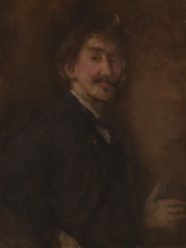 Gold and Brown. Self-Portrait, about 1896–1898.