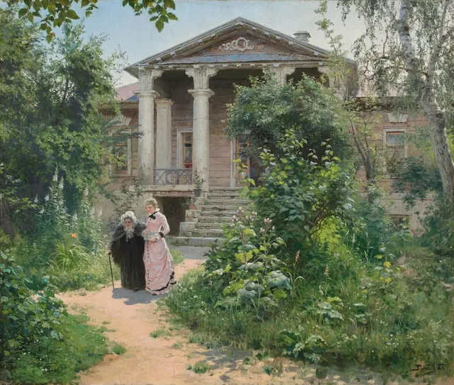 Grandmother’s Garden — Vasily Polenov