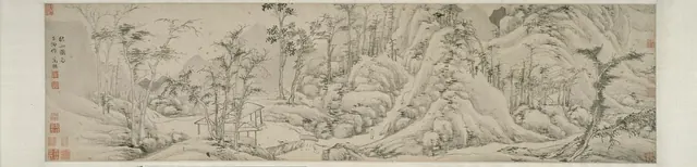 Autumn Mountains 秋山圖 — Wen Zhengming