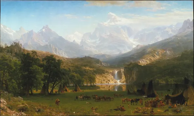 The Rocky Mountains, Lander's Peak — Albert Bierstadt