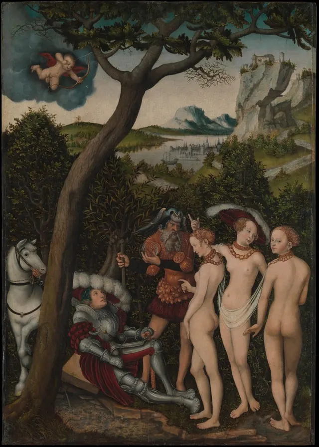 The Judgment of Paris — Lucas Cranach the Elder