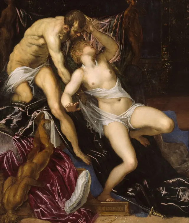 Tarquin and Lucretia — Tintoretto