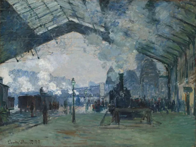 Arrival of the Normandy Train, Gare Saint-Lazare — Claude Monet