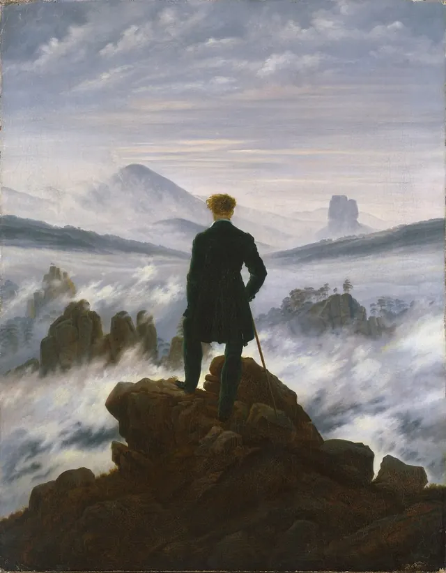 Wanderer above the Sea of Fog — Caspar David Friedrich