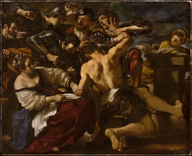 Samson Captured by the Philistines — Guercino