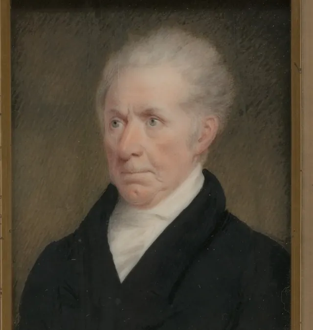 Sarah Goodridge. Portrait of Stuart, about 1825.