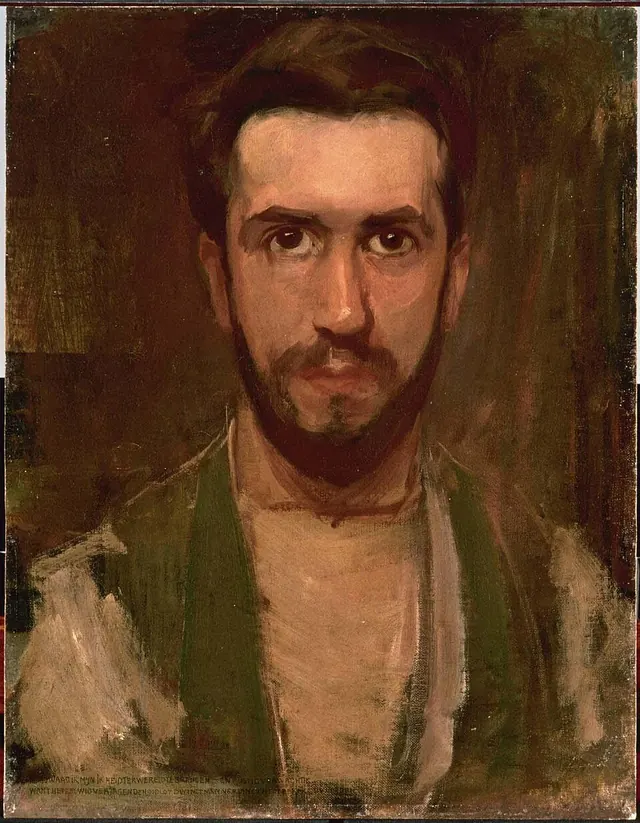 Piet Mondrian. Self-Portrait, c. 1900.
