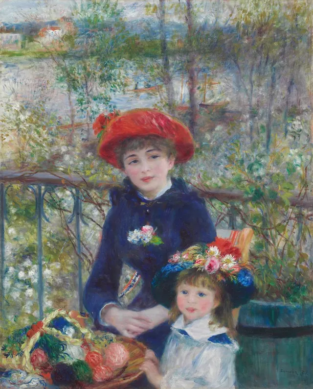 Two Sisters (On the Terrace) — Pierre-Auguste Renoir
