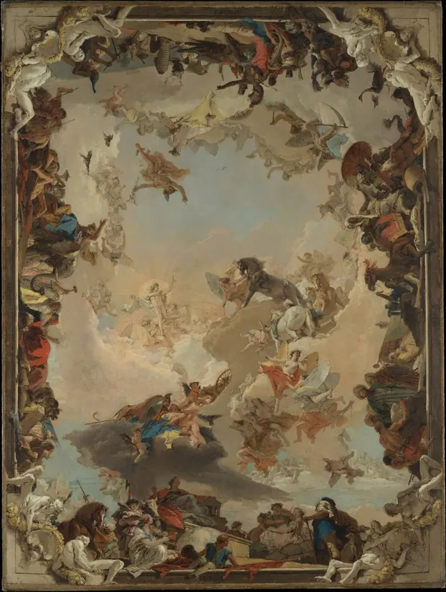 Allegory of the Planets and Continents — Giovanni Battista Tiepolo