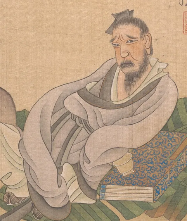 The artist's self-image, identified through his inscription. About 1633. A stylised likeness.