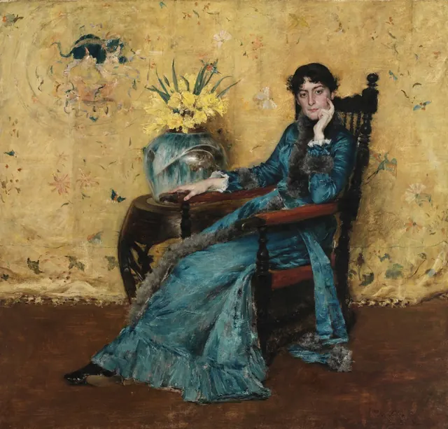Portrait of Dora Wheeler — William Merritt Chase