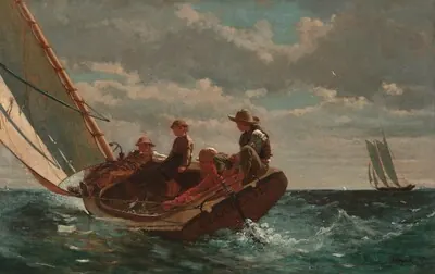 Breezing Up (A Fair Wind) — Winslow Homer