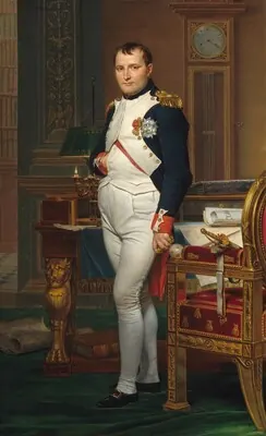The Emperor Napoleon in His Study at the Tuileries — Jacques Louis David