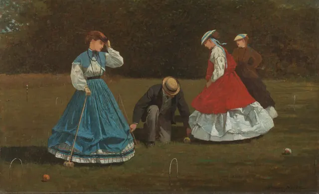 Croquet Scene — Winslow Homer