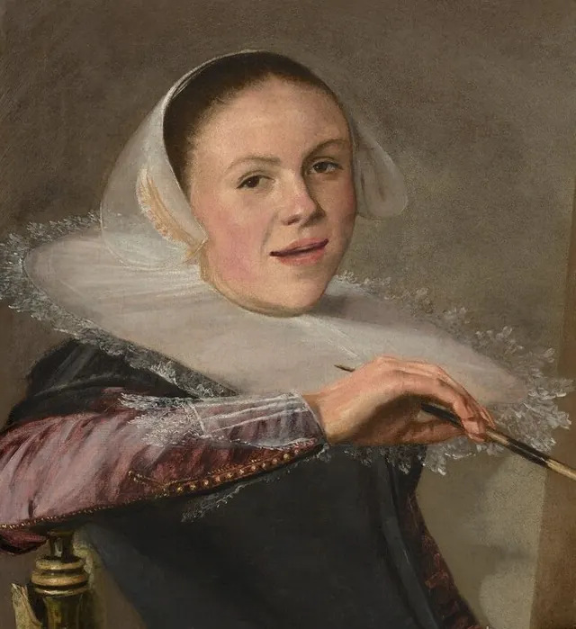 Self-Portrait, about 1630. Detail.