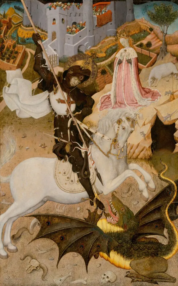Saint George and the Dragon — Bernat Martorell