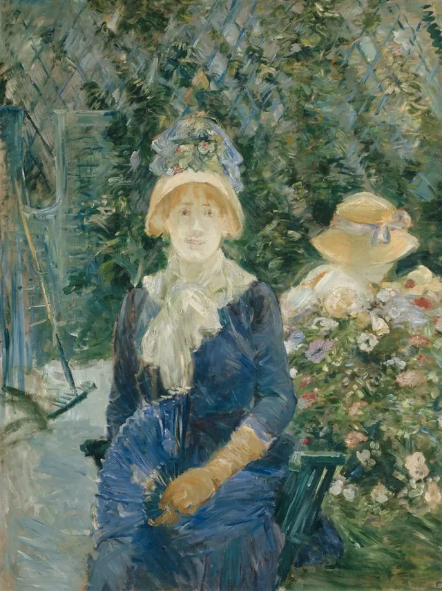 Woman in a Garden — Berthe Morisot