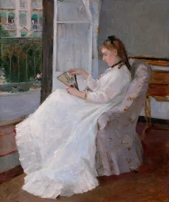 The Artist's Sister at a Window — Berthe Morisot