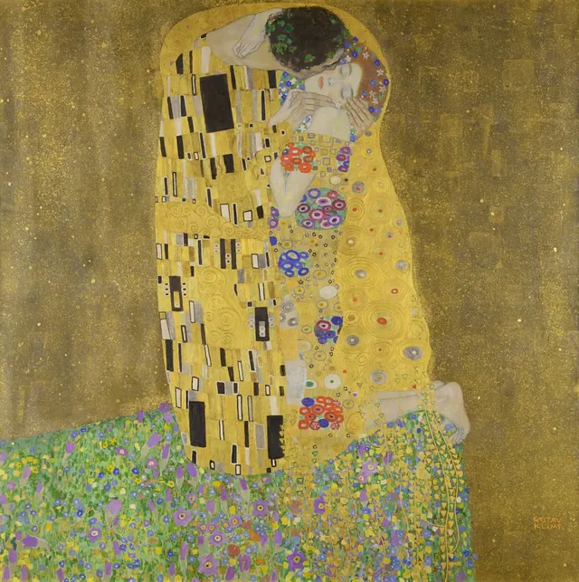 The Kiss (Lovers) — Gustav Klimt
