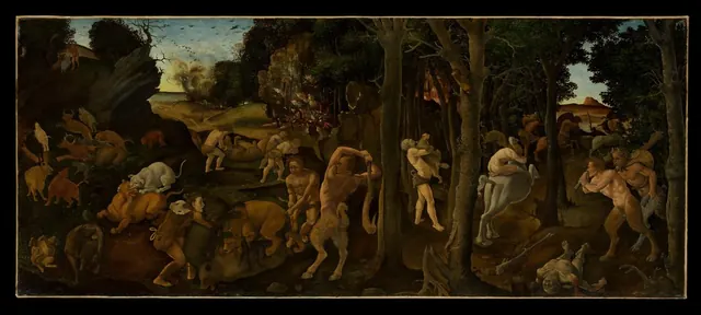 A Hunting Scene — Piero di Cosimo