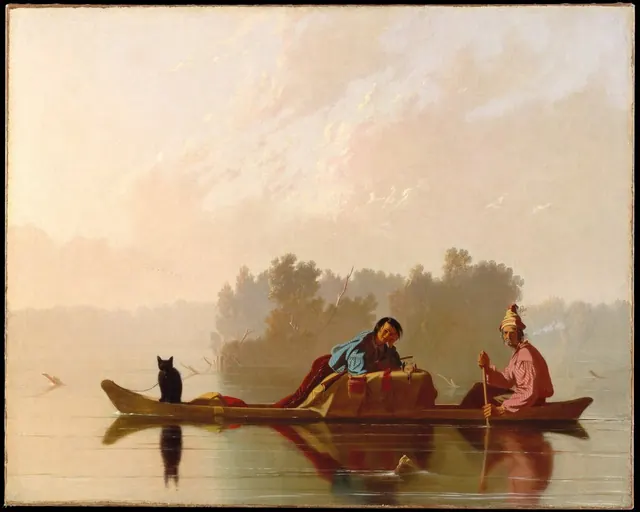 Fur Traders Descending the Missouri — George Caleb Bingham