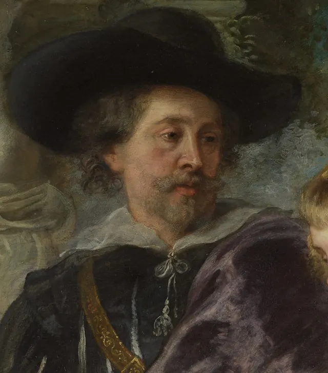 Rubens with Helena Fourment and Their Son Frans, about 1635. Detail.