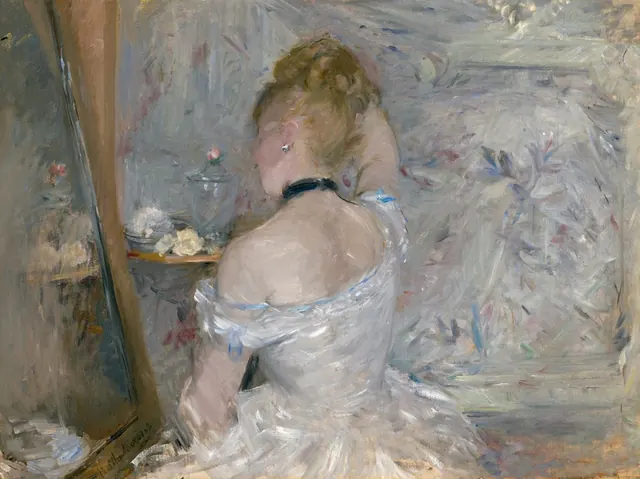 Woman at Her Toilette — Berthe Morisot