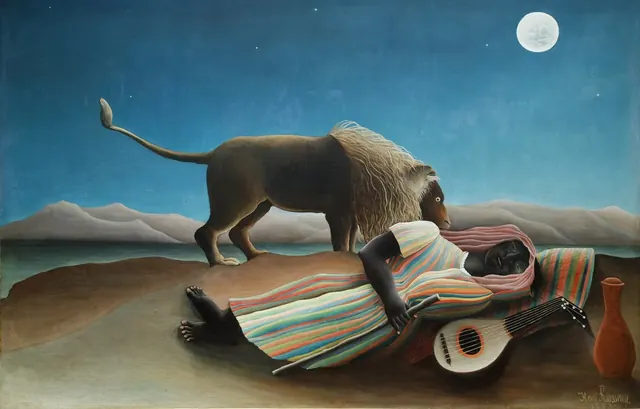 The Sleeping Gypsy — Henri Rousseau