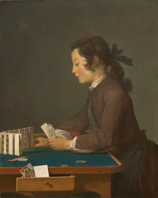 The House of Cards — Jean Siméon Chardin