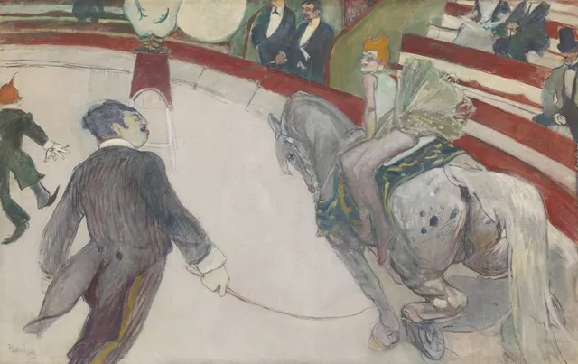 Equestrienne (At the Cirque Fernando) — Henri de Toulouse-Lautrec