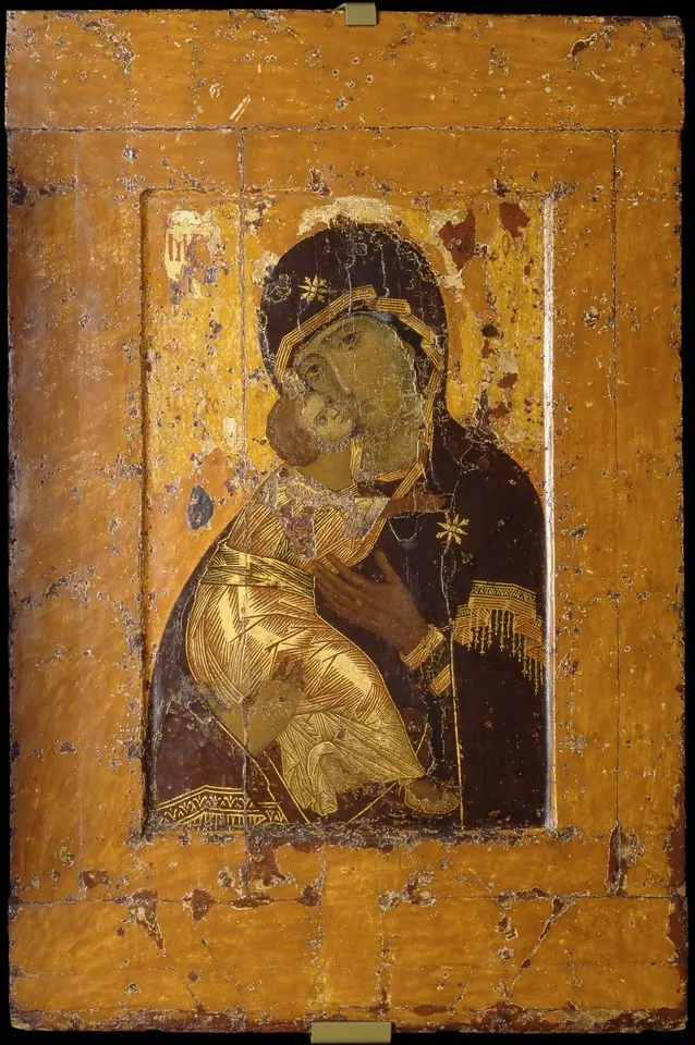 The Vladimir Mother of God — Unknown Byzantine icon painter