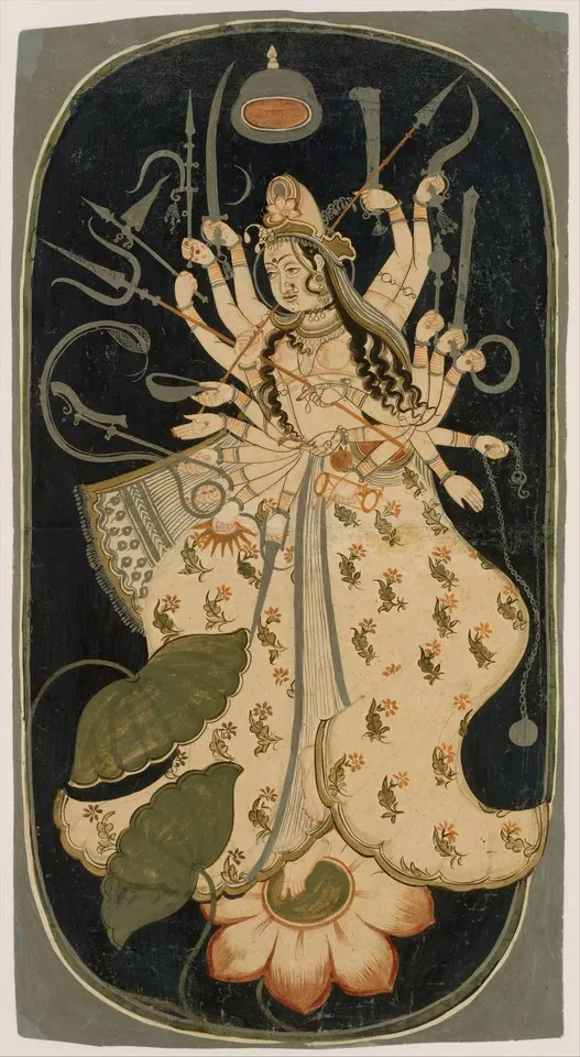 Mahadevi, the Great Goddess — Unidentified Bikaner painter