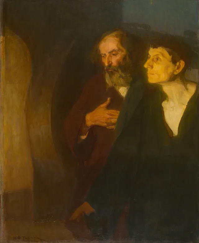 The Two Disciples at the Tomb — Henry Ossawa Tanner