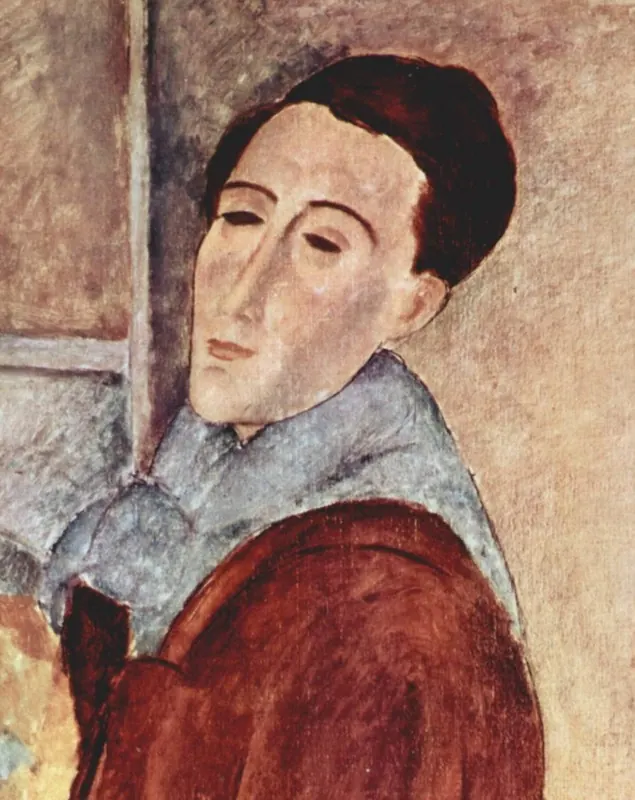 Self-Portrait, 1919. Detail.