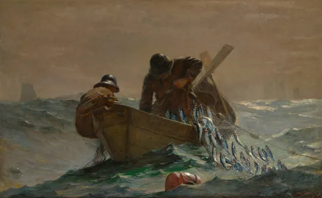 The Herring Net — Winslow Homer